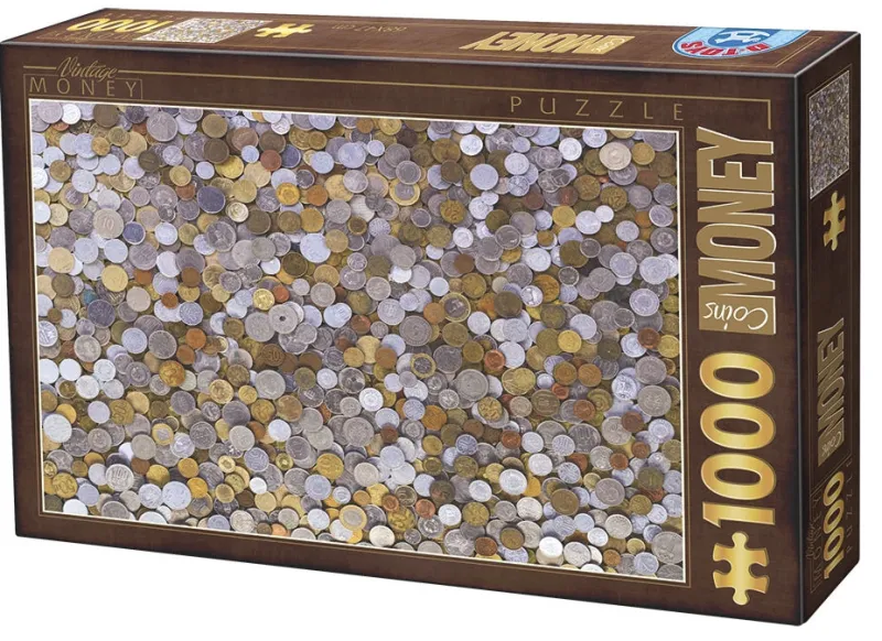 Dtoys - Vintage Collection - Money - 1000 Piece Jigsaw Puzzle Clearance