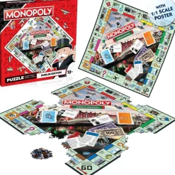 Winning Moves Dublin Monopoly - 1000 Piece Jigsaw Puzzle New