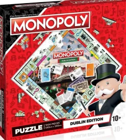 Winning Moves Dublin Monopoly - 1000 Piece Jigsaw Puzzle New