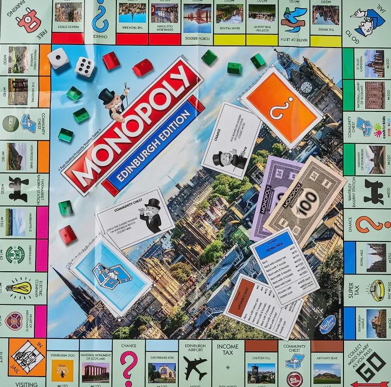 Winning Moves Edinburgh Monopoly - 1000 Piece Jigsaw Puzzle Outlet