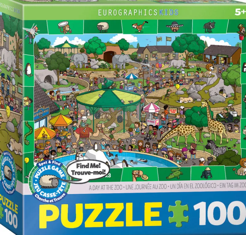 Eurographics - A Day in the Zoo - 100 pieces Online