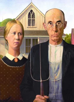 Eurographics - American Gothic by Grant - 1000 Piece Jigsaw Puzzle Online