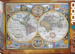 Eurographics - Antique World Map - 1000 piece jigsaw puzzle Clearance