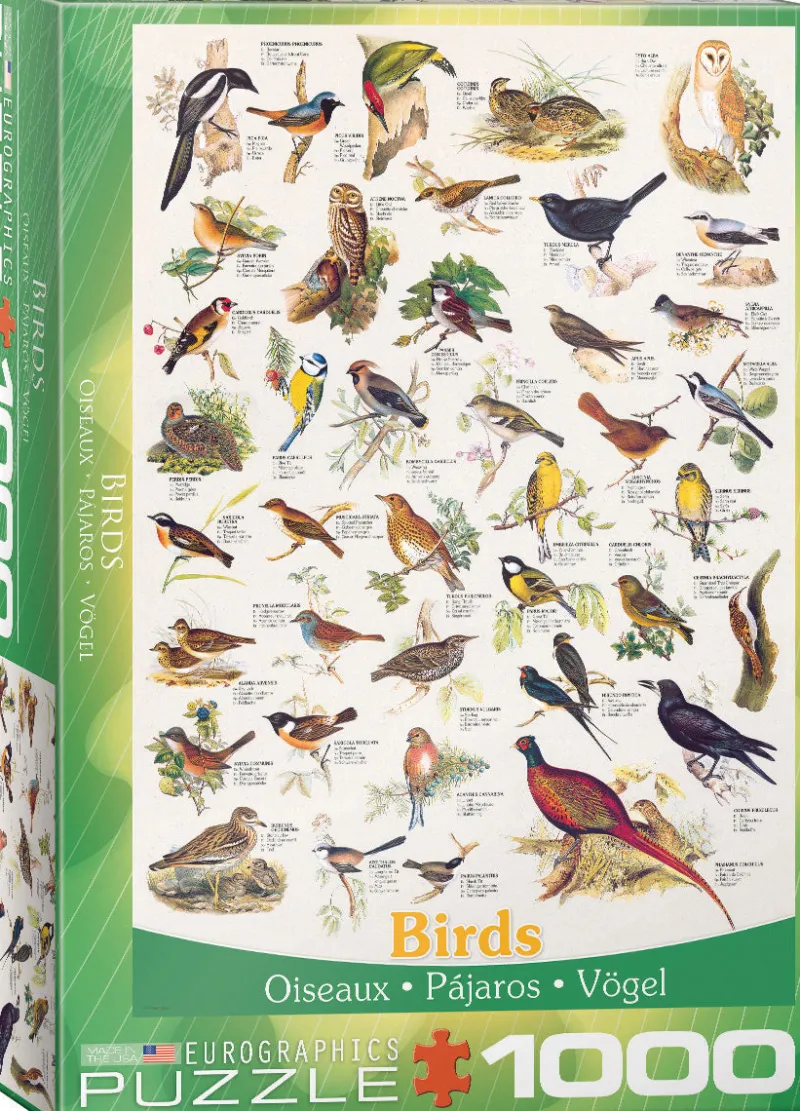 Eurographics - Birds - 1000 Piece Jigsaw Puzzle Sale