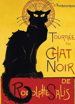 Eurographics - Black Cat by T.A.Steinlen - 1000 Piece Jigsaw Puzzle Best