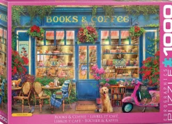 Eurographics - Books & Coffee- 1000 Piece Jigsaw Puzzle Fashion