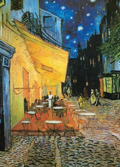 Eurographics - Café Terrace at Night - 1000 Piece Jigsaw Puzzle Best