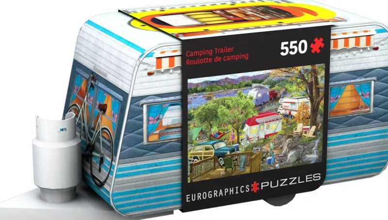 Eurographics - Camping Trailer Tin - 550 (Tin) pieces Hot
