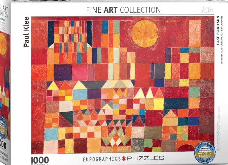 Eurographics - Castle and Sun by Paul Klee - 1000 Piece Jigsaw Puzzle New