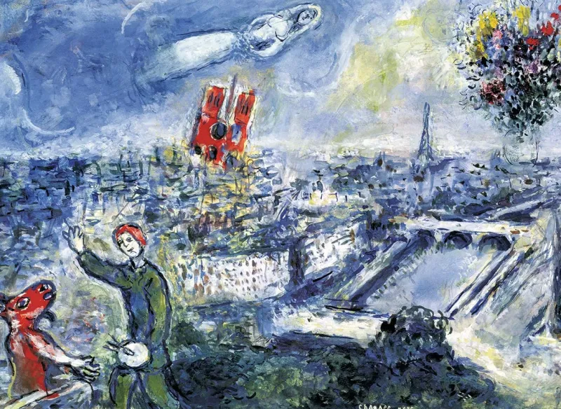 Eurographics 6000-0850 Chagall Marc - Le Bouquet de Paris - 1000 Piece Jigsaw Puzzle Online