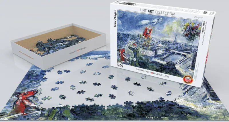 Eurographics 6000-0850 Chagall Marc - Le Bouquet de Paris - 1000 Piece Jigsaw Puzzle Online
