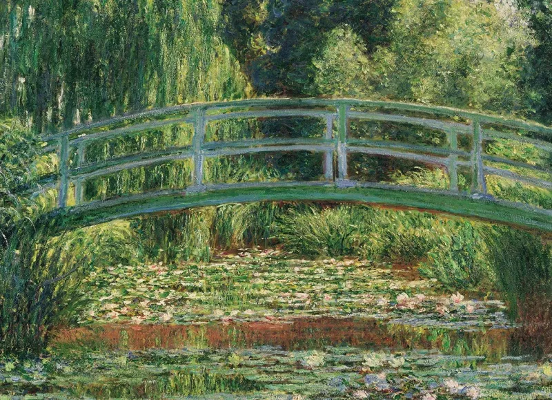 Eurographics - Claude Monet - The Japanese Footbridge - 1000 piece jigsaw puzzle Online