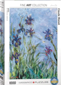 Eurographics - Claude Monet: Irises (Detail) - 1000 piece jigsaw puzzle Clearance
