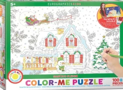 Eurographics 6111-0917 Color Me - Santa's Sleigh 100 Piece Jigsaw Puzzle Online