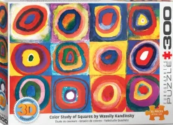 Eurographics - Color Study of Squares 3D Lenticular - 300 Piece Jigsaw Puzzle Best