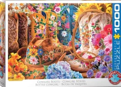 Eurographics - Cowgirl Boots - 1000 Piece New