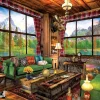 Eurographics - Cozy Cabin by Dominic Davison - 1000 Piece Jigsaw Puzzle Fashion