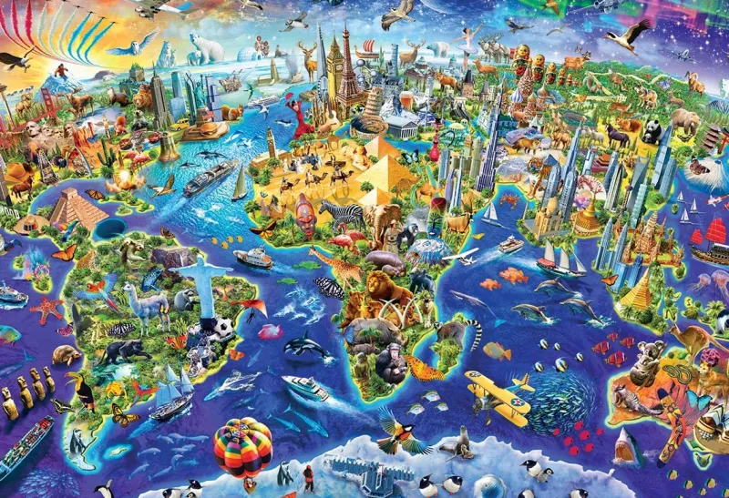Eurographics - Crazy World - 2000 Piece Jigsaw Puzzle Sale