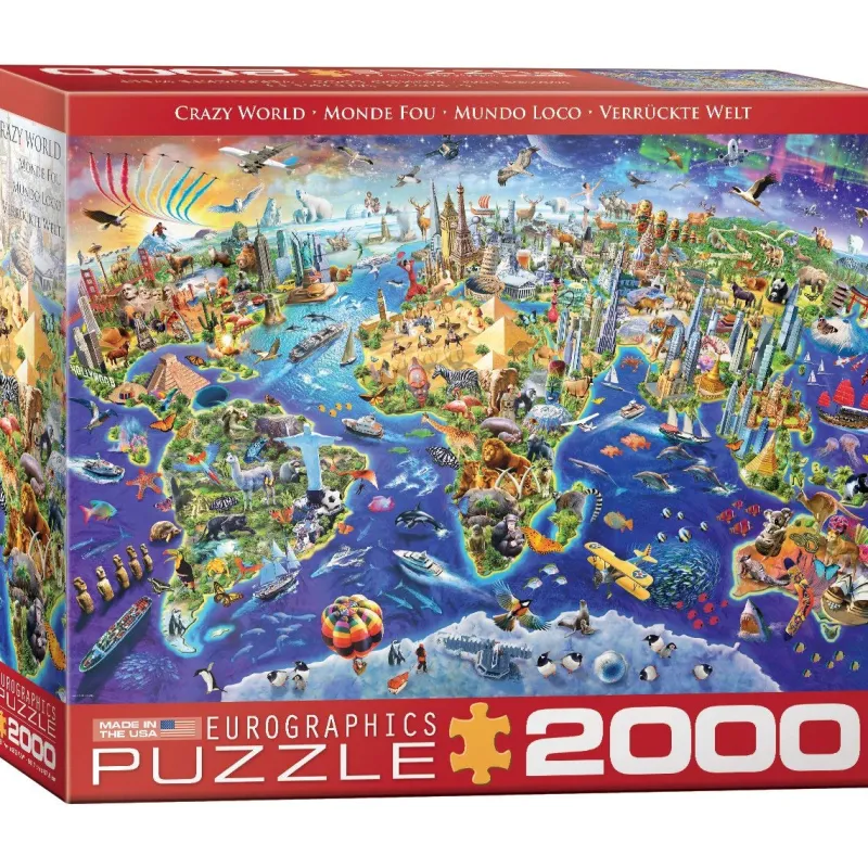 Eurographics - Crazy World - 2000 Piece Jigsaw Puzzle Sale