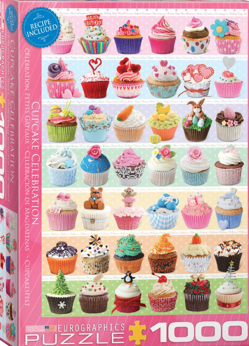 Eurographics - Cupcake Celebration - 1000 piece jigsaw puzzle Outlet