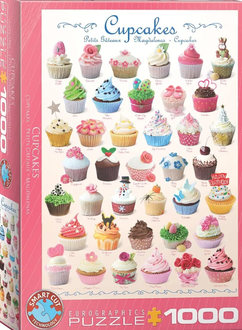 Eurographics - Cupcakes - 1000 Piece Jigsaw Puzzle Outlet