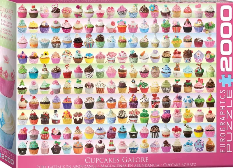 Eurographics - Cupcakes Galore - 2000 Piece Jigsaw Puzzle Online