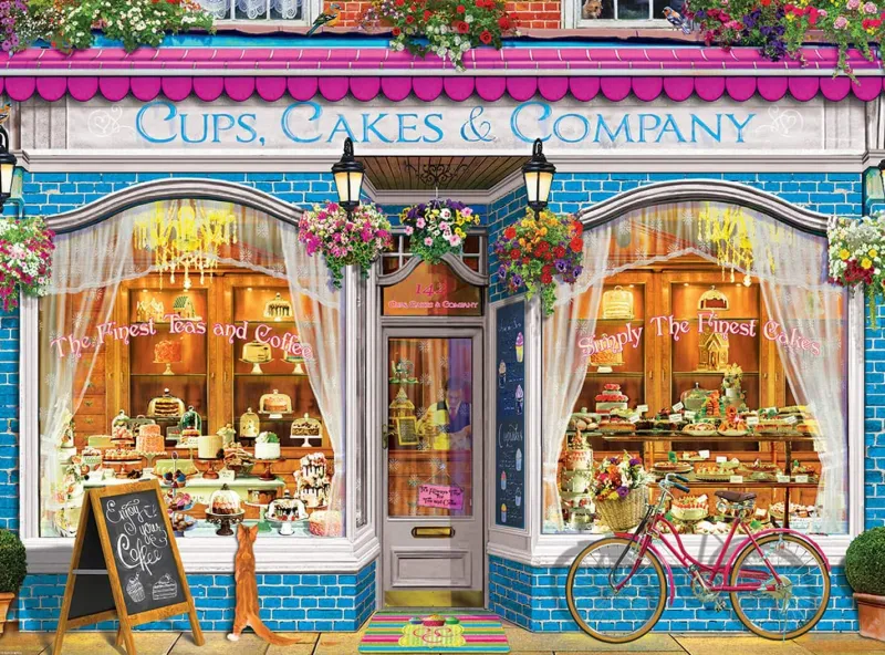 Eurographics - Cups, Cakes & Company - 1000 Piece Jigsaw Puzzle New