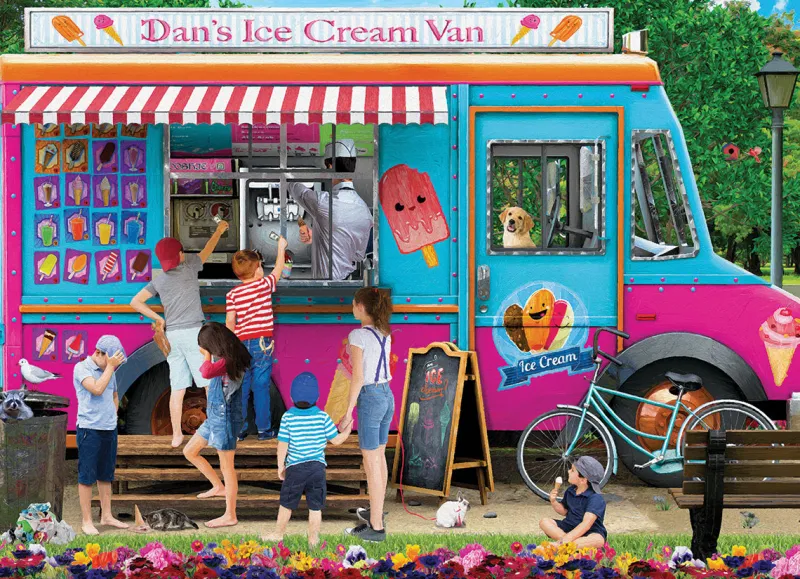 Eurographics - Dans Ice Cream Van - 1000 Piece Jigsaw Puzzle Sale