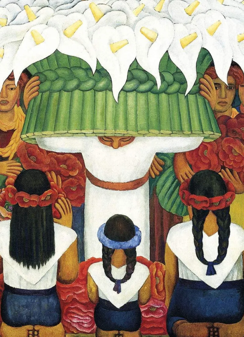 Eurographics - Diego Rivera - Flower Festival - 1000 piece Jigsaw Puzzle Sale