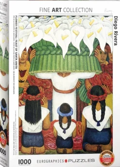 Eurographics - Diego Rivera - Flower Festival - 1000 piece Jigsaw Puzzle Sale