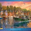 Eurographics - Dominic Davison - Harbor Sunset - 1000 piece jigsaw puzzle Online