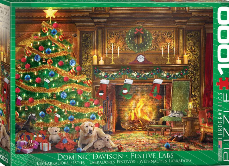 Eurographics - Dominic Davison - Festive Labs - 1000 Piece Jigsaw Puzzle Best