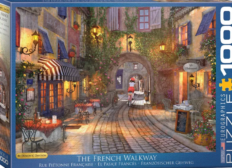 Eurographics - Dominic Davison - The French Walkway - 1000 Piece Jigsaw Puzzle Hot