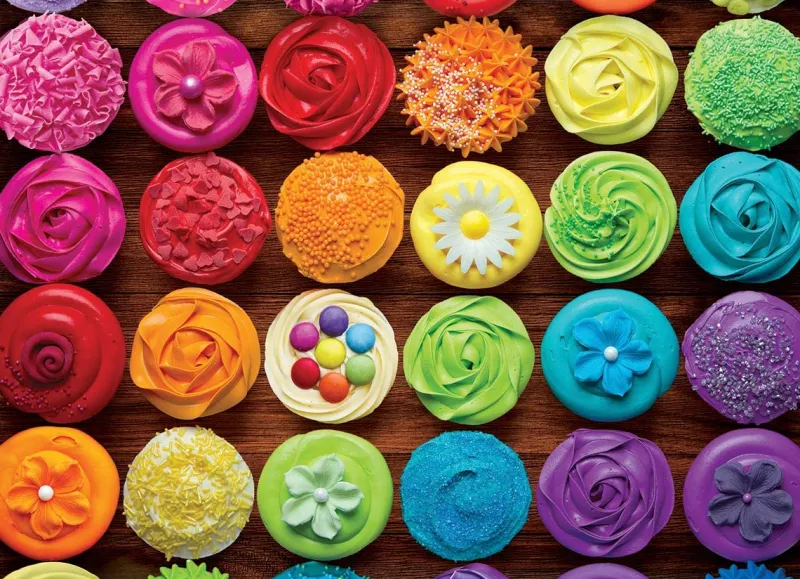 Eurographics - EG -Cupcake Rainbow - 1000 Piece Jigsaw Puzzle Hot