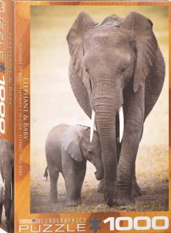 Eurographics - Elephant & Baby - 1000 Piece Jigsaw Puzzle Clearance