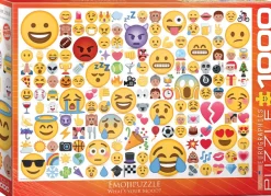 Eurographics - Emojipuzzle What's your Mood? - 1000 Piece Jigsaw Puzzle Clearance