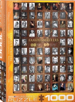Eurographics - Famous Writers - 1000 Piece Jigsaw Puzzle Sale