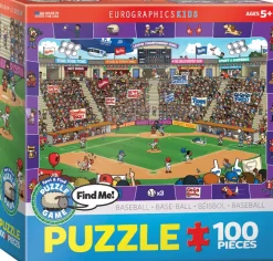Eurographics 6100-0473 Find Me - Baseball 100 Piece Jigsaw Puzzle New