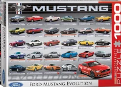 Eurographics - Ford Mustang Evolution - 1000 Piece Jigsaw Puzzle Fashion
