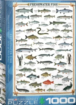 Eurographics - Freshwater Fish - 1000 Piece Jigsaw Puzzle Hot