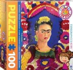 Eurographics - Frida Kahlo - Self Portrait - The Frame - 100 pieces Outlet