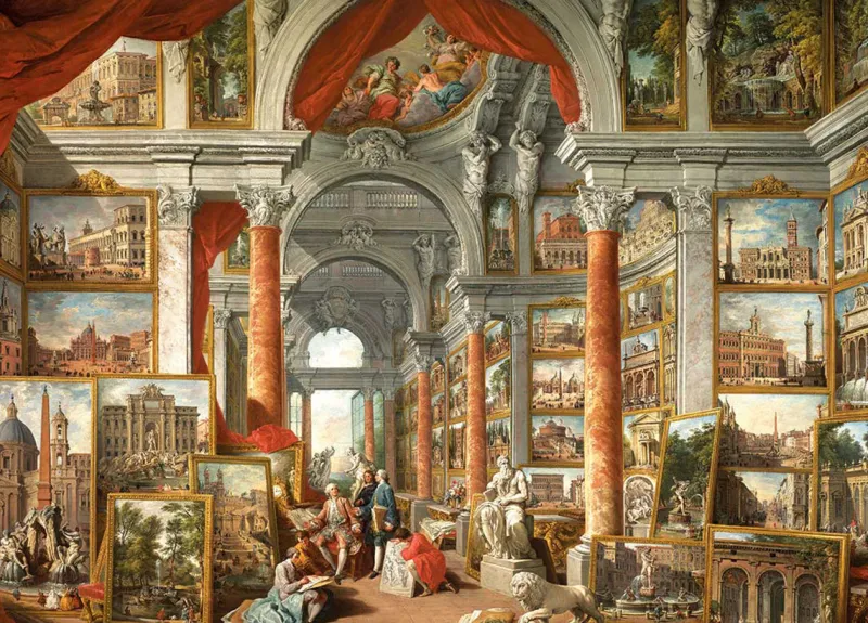 Eurographics - Gallery of Views of Modern Rome - 1000 Piece New