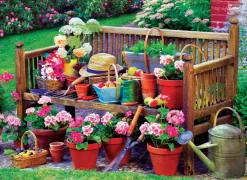 Eurographics - Garden Bench - 1000 Piece Jigsaw Puzzle Discount