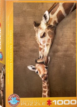 Eurographics - Giraffe Mother's Kiss - 1000 Piece Jigsaw Puzzle Clearance