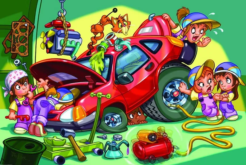 Eurographics 6100-0650 Girl Power - Mechanics 100 Piece Jigsaw Puzzle Best