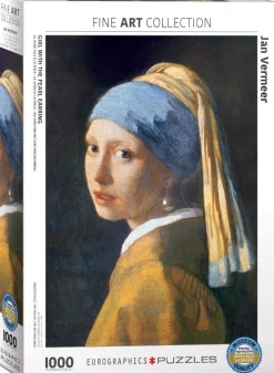 Eurographics - Girl with the Pearl Earring by Jan Vermeer de Delft - 1000 Piece Jigsaw Puzzles Sale