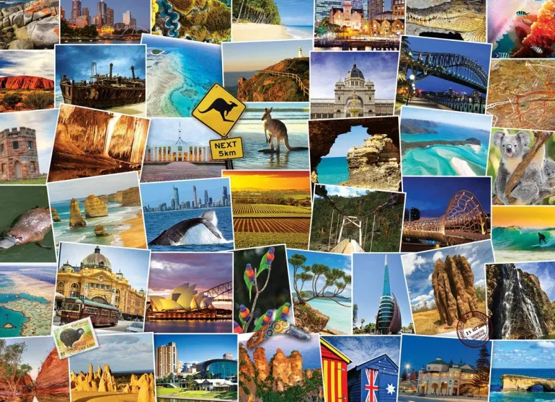 Eurographics - Globetrotter Australia - 1000 Piece Jigsaw Puzzle Online