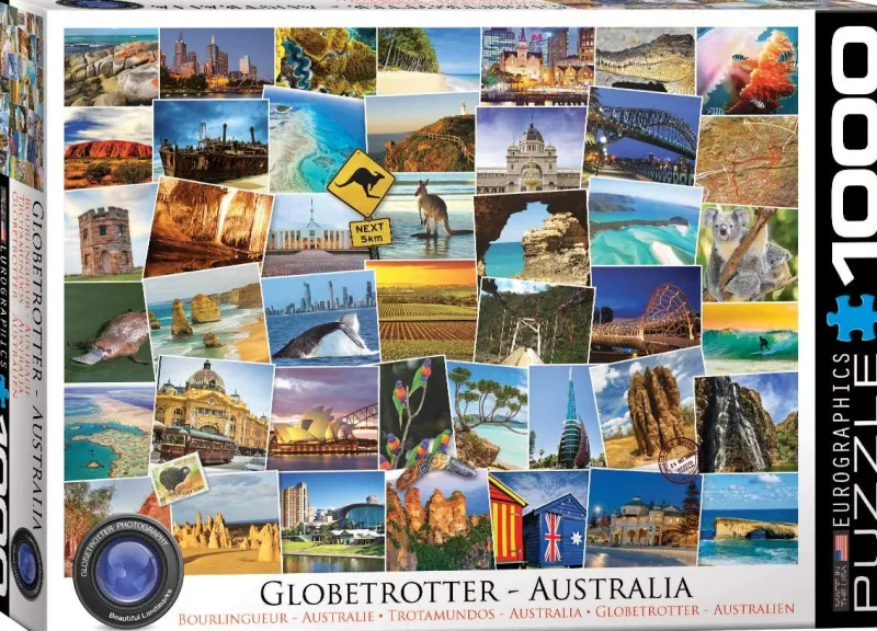 Eurographics - Globetrotter Australia - 1000 Piece Jigsaw Puzzle Online
