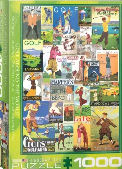 Eurographics - Golf Around the World - 1000 Piece Jigsaw Puzzle Hot