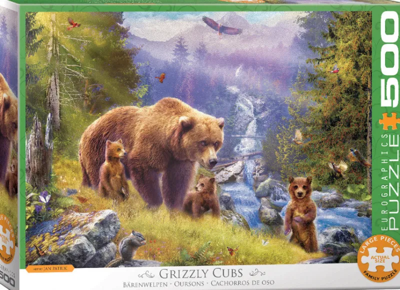 Eurographics - Grizzly Cubs - 500 pieces Best